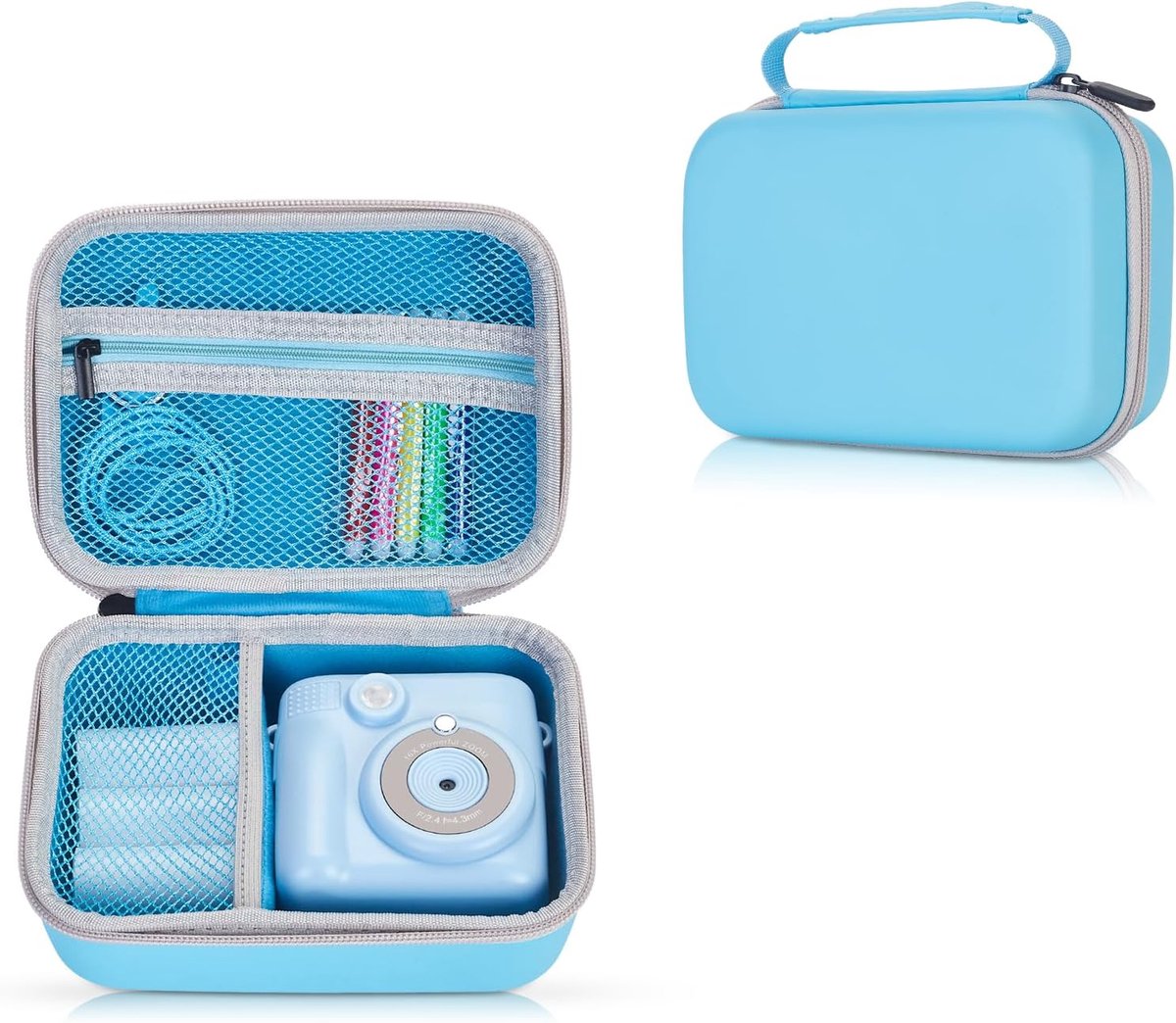 cameratas kinderen, compatibel YORKOO/OPERHOO camera | Harde cameratas kinderen | Compatibel meeste kinder instantcamera's | Alleen opbergkoffer | Meisjes&jongens speelgoedcamera