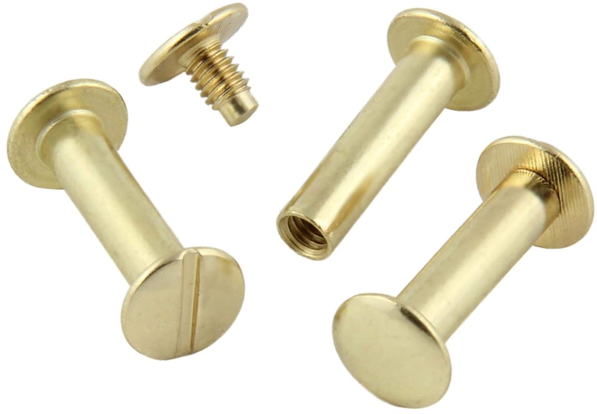 messing of vernikkeld verschillende maten, 20, 50, 100 of 1000 stuks