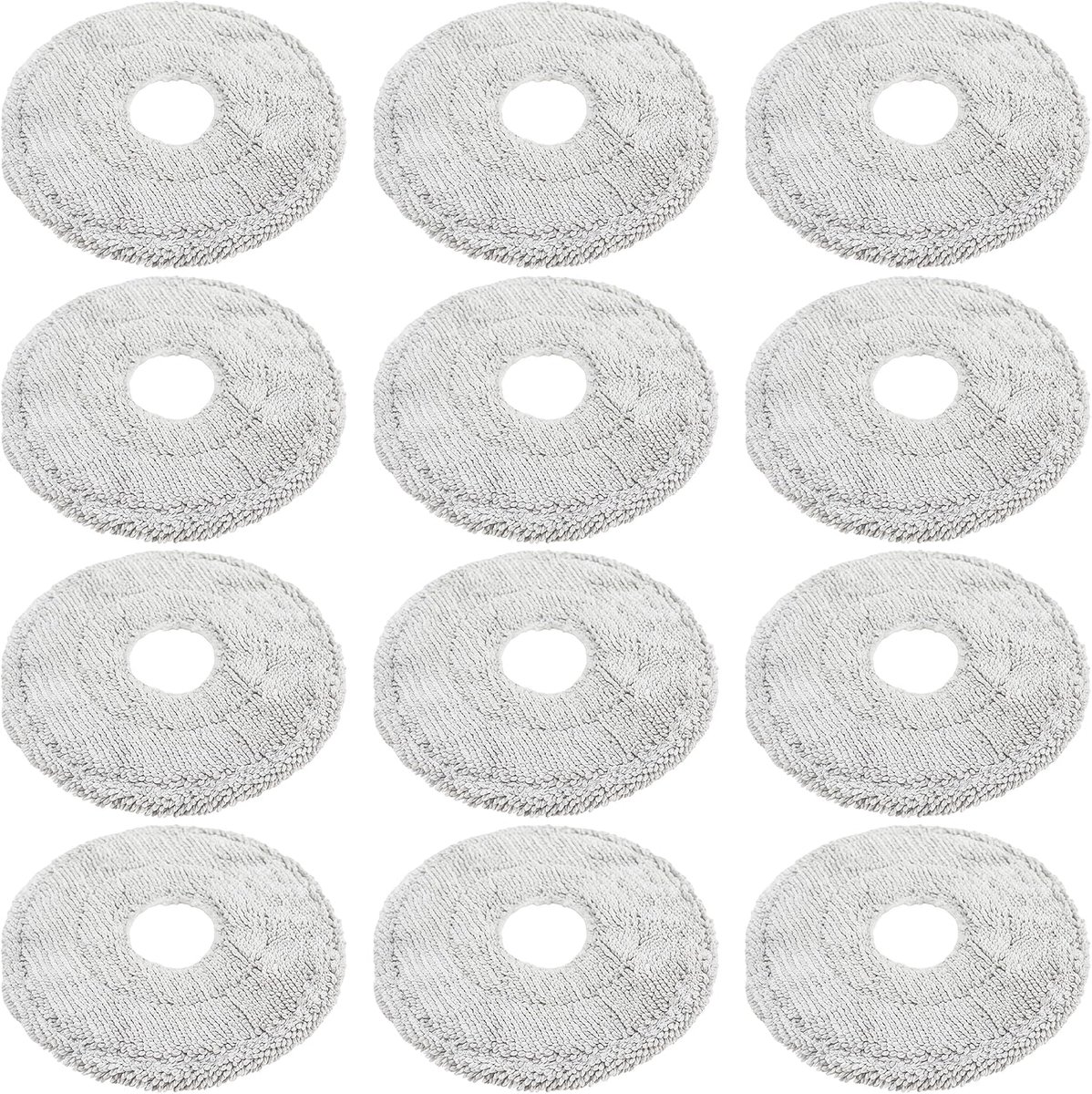 12 Microvezel Doekjes voor Dreame Stofzuiger - Dreame dweilpad, Dreame accessoires en vervangingsonderdelen (compatibel met X50/X40/L20 Ultra, L50/L40/X30/L10/L10s Pro Ultra)