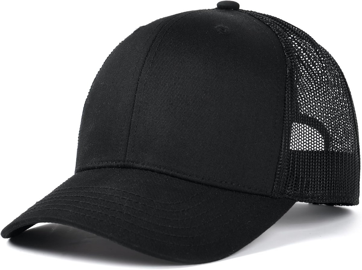 Unisex trucker cap basecap heren en dames van mesh verstelbare