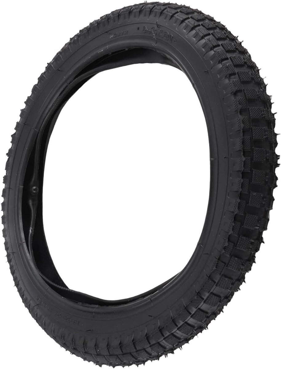 Fietsband Rubber - Banden Set - Veilig Fietsen - Anti-slip Profiel - 16 x 2.4 inch - Zwart