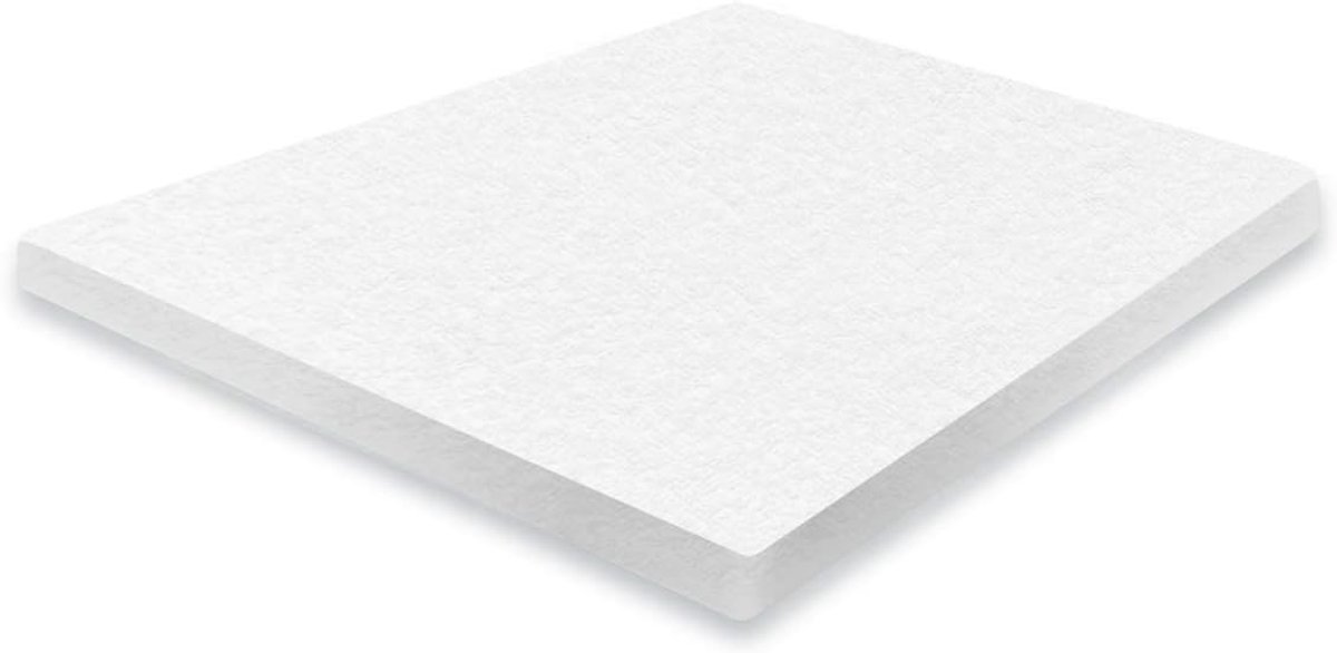 SnelShoppen - Molton Topper Hoeslaken 140x200cm van Katoen - Wasbaar tot 40 Graden - Comfortabel en Duurzaam - Perfect voor Bedden en Logeerkamers