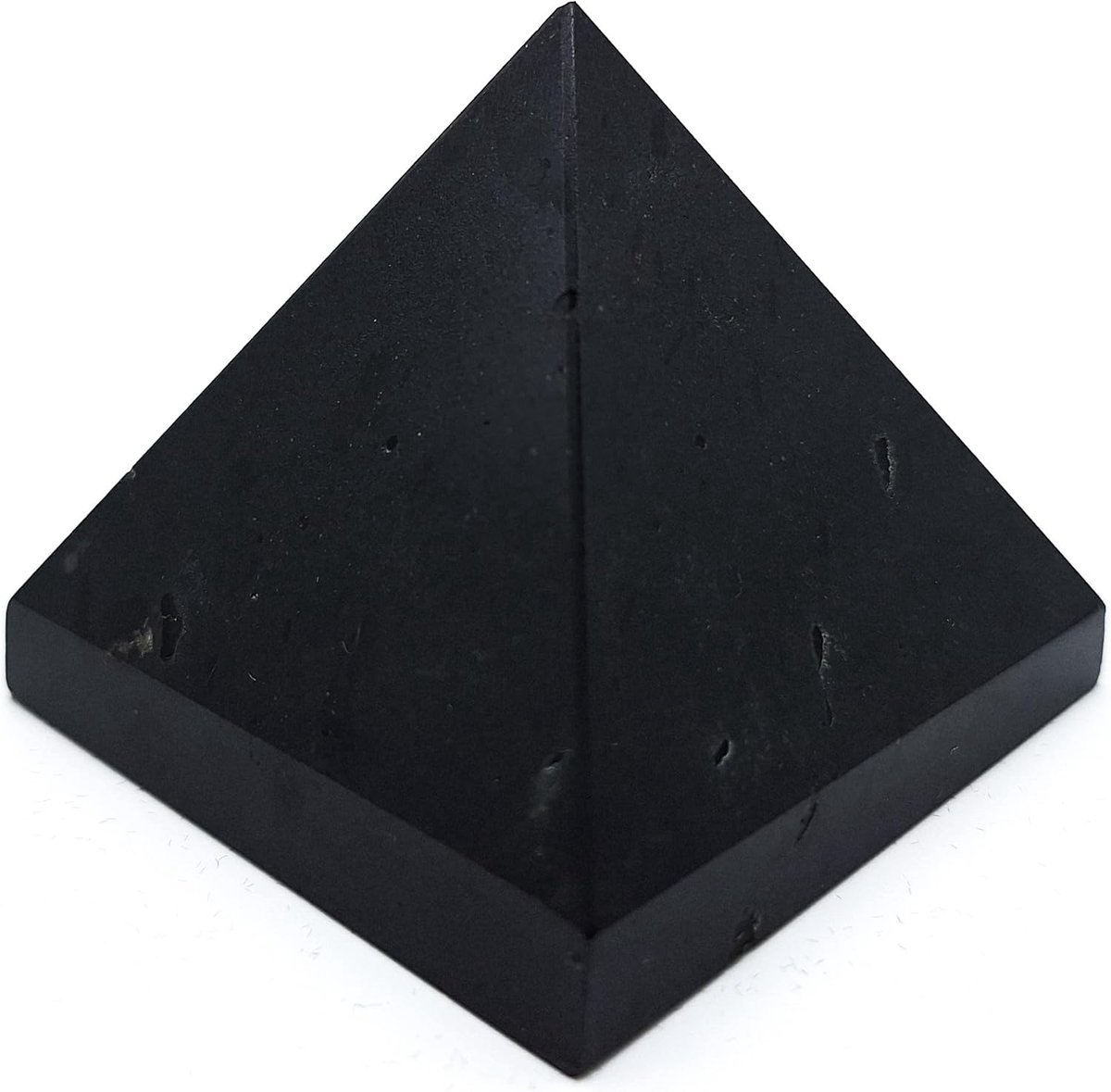 helende steen piramide zwarte toermalijn (ca. 5 x 5 x 5 cm, 120 g) | bescherming geluk energie esoterische meditatie magie