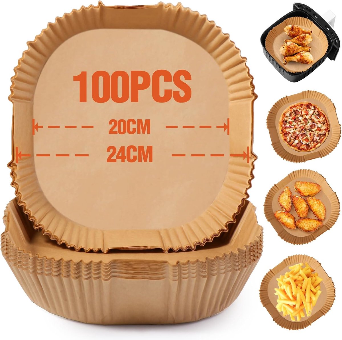 bakpapier voor airfryer