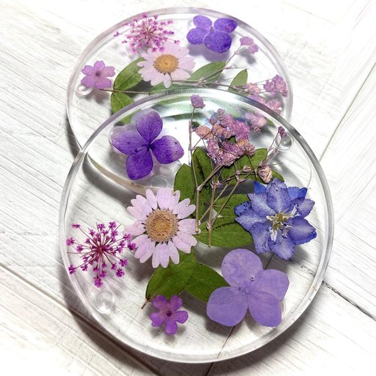 6 holten diepe ronde onderzetter mal, 10 cm siliconen onderzetter mallen voor epoxyhars, grote siliconen mallen voor epoxyhars doe-het-zelf knutselwerk, onderzetters, bloemen conservering, kaarsen — afbeelding 3