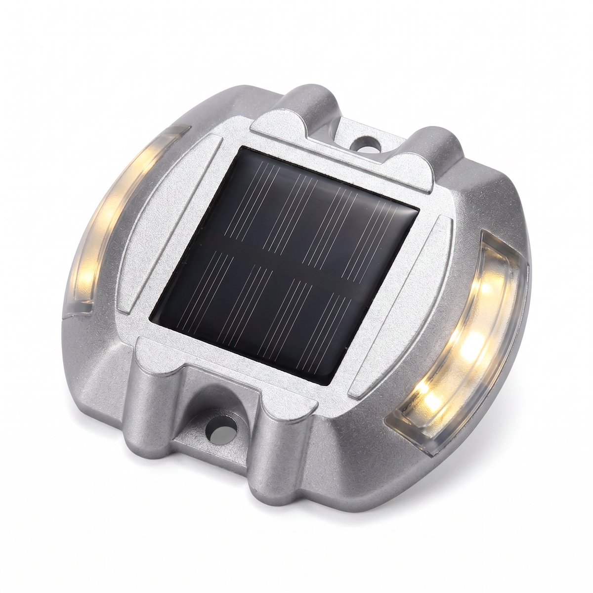 Oneproduct Solar Opritlamp Warm Wit 3000K - Overrijdbare Opritverlichting - IP67 - Gegoten Aluminium - Inclusief Fischer Pluggen & RVS Torx Schroeven