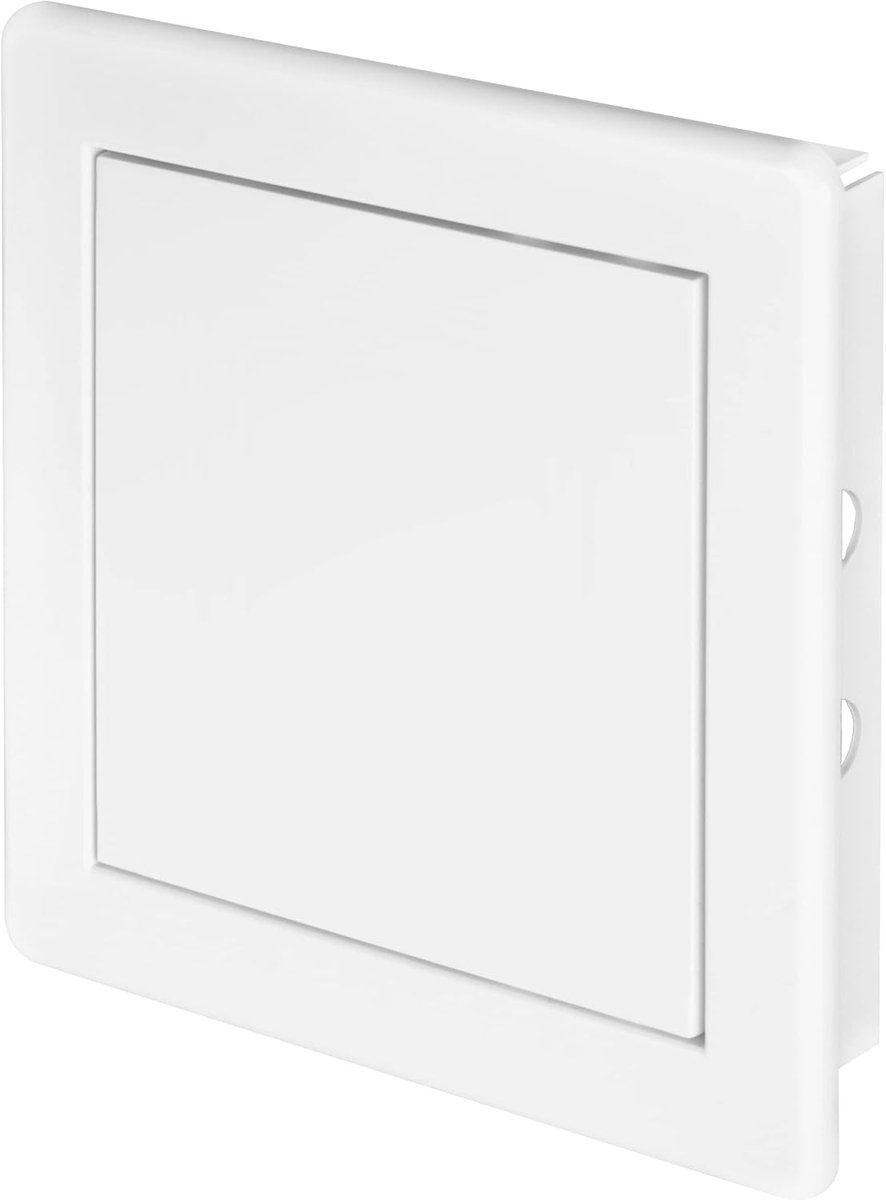 DT10 150 x 150 mm ABS-inspectie-klep voor ventilatiesystemen, rookpijpen, watermeter – kunststof inspectiedeur – witte revisiedeur