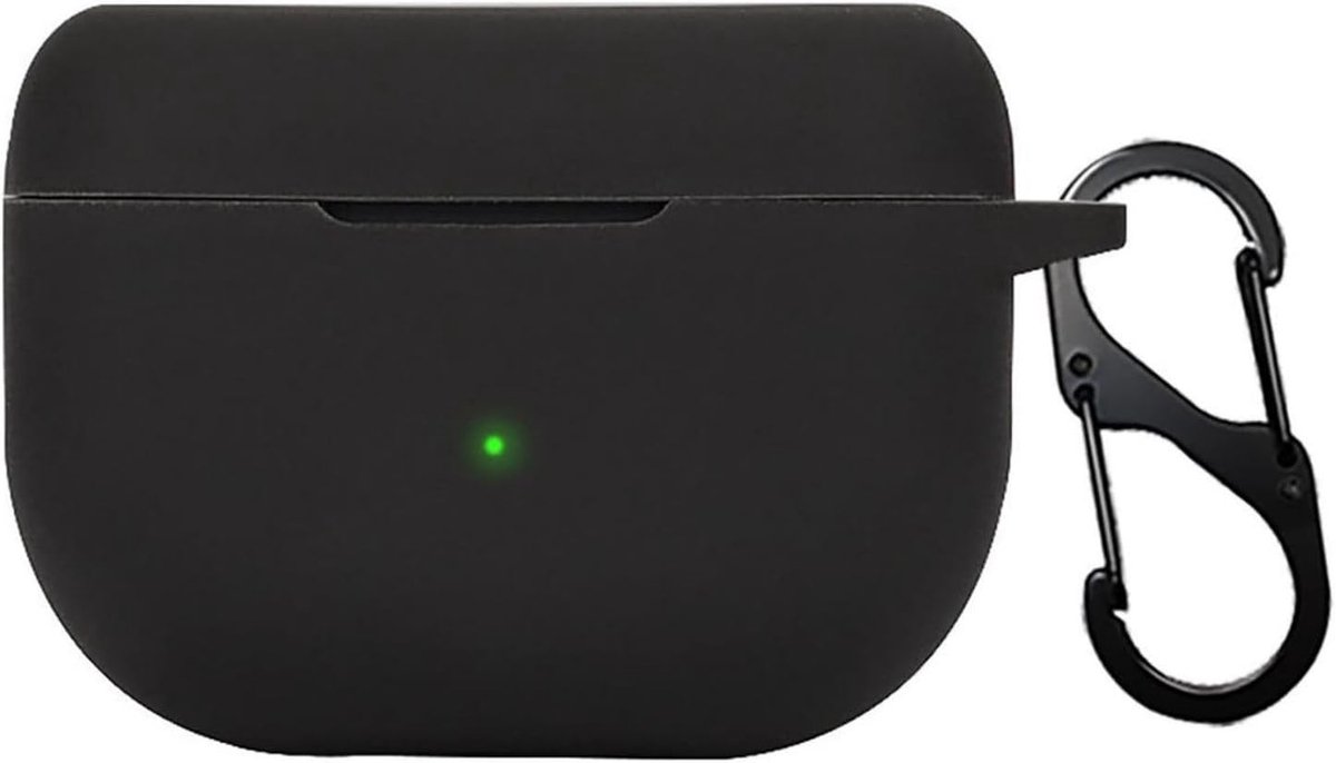 Hoes compatibel met Jabra Elite 10/10 Gen 2/ Elite 8 Active/8 Active Gen 2, siliconen stootvaste beschermhoes, ultradunne case cover, geen geur, hoes siliconen - zwart