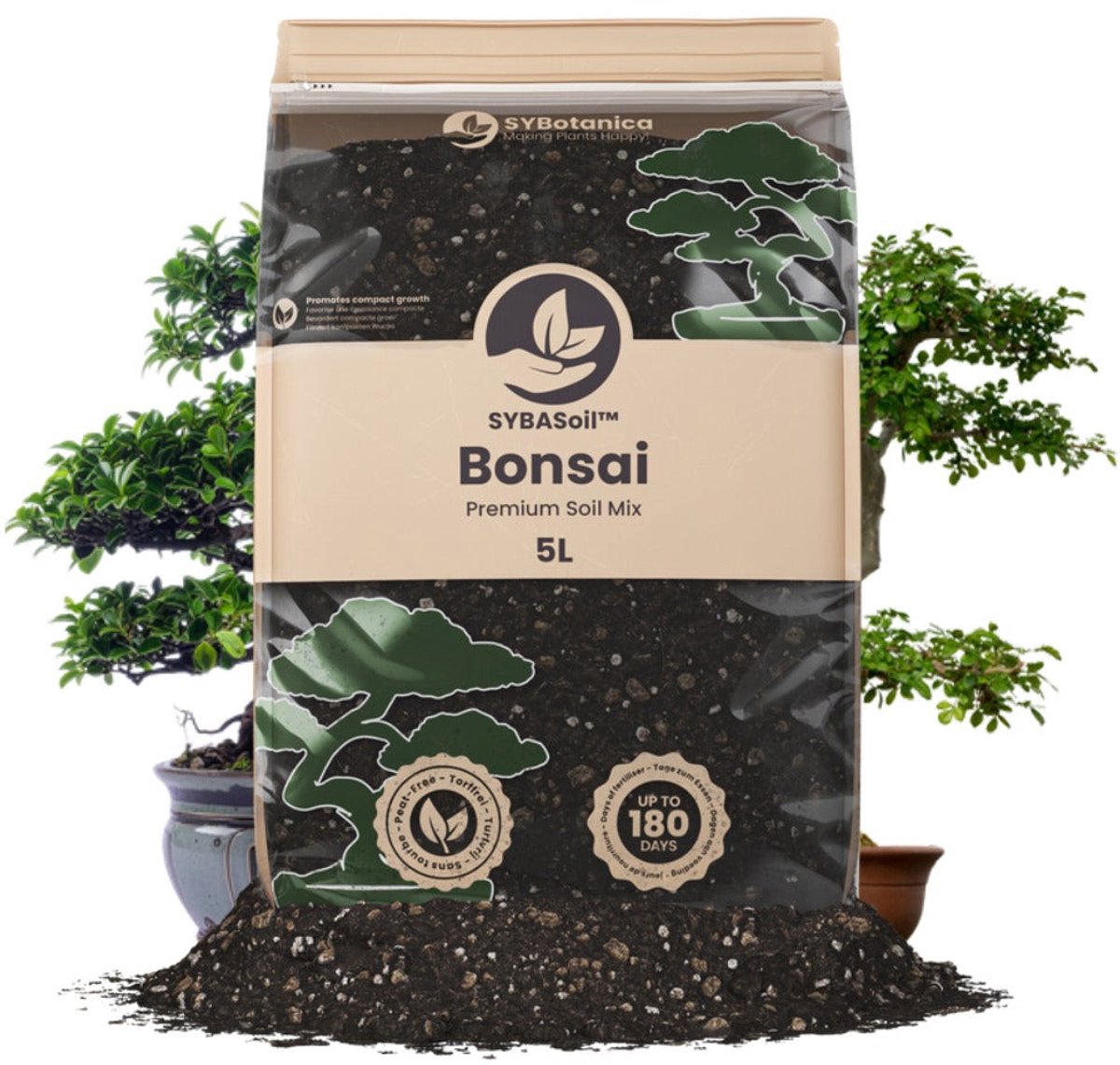 Bol.com Bonsai grond mix - 5L - Potgrond - Zonder turf/veen aanbieding