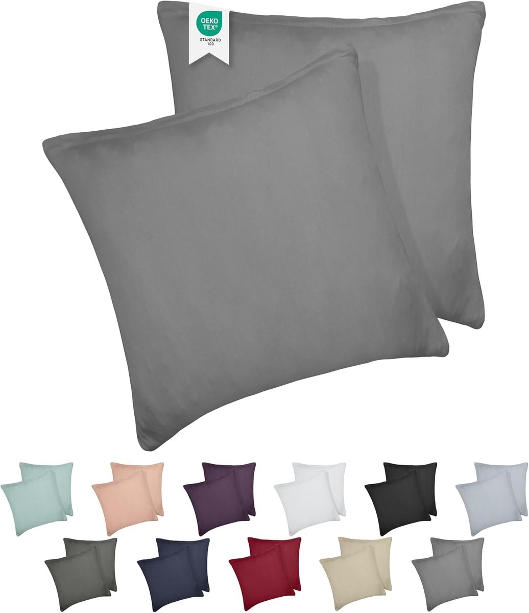 Kussenslopen, 80x80 cm - 165 g/m², hoofdkussensloop, 100
