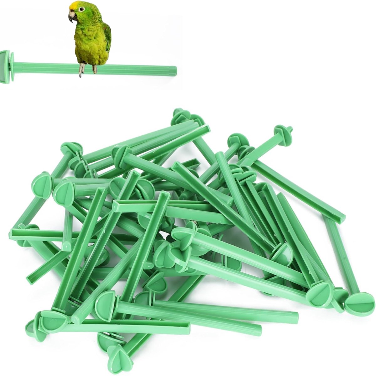 Vogelkooien, kunststof houder, vogelkooi, haken voor vogels, vinken