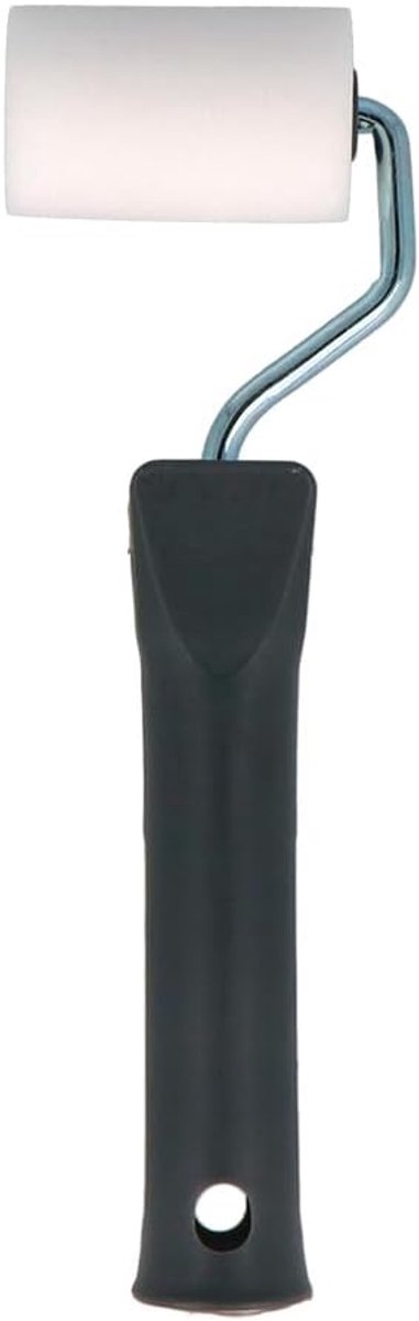 Schuimroller, 5 cm, met 19 cm lange handgreep, voor het beschilderen van muren, doeken en meubels, doe-het-zelf en knutselwerk