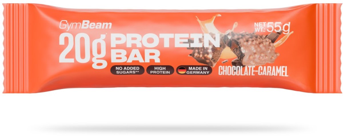 GymBeam 20 g eiwitreep chocoladekaramel