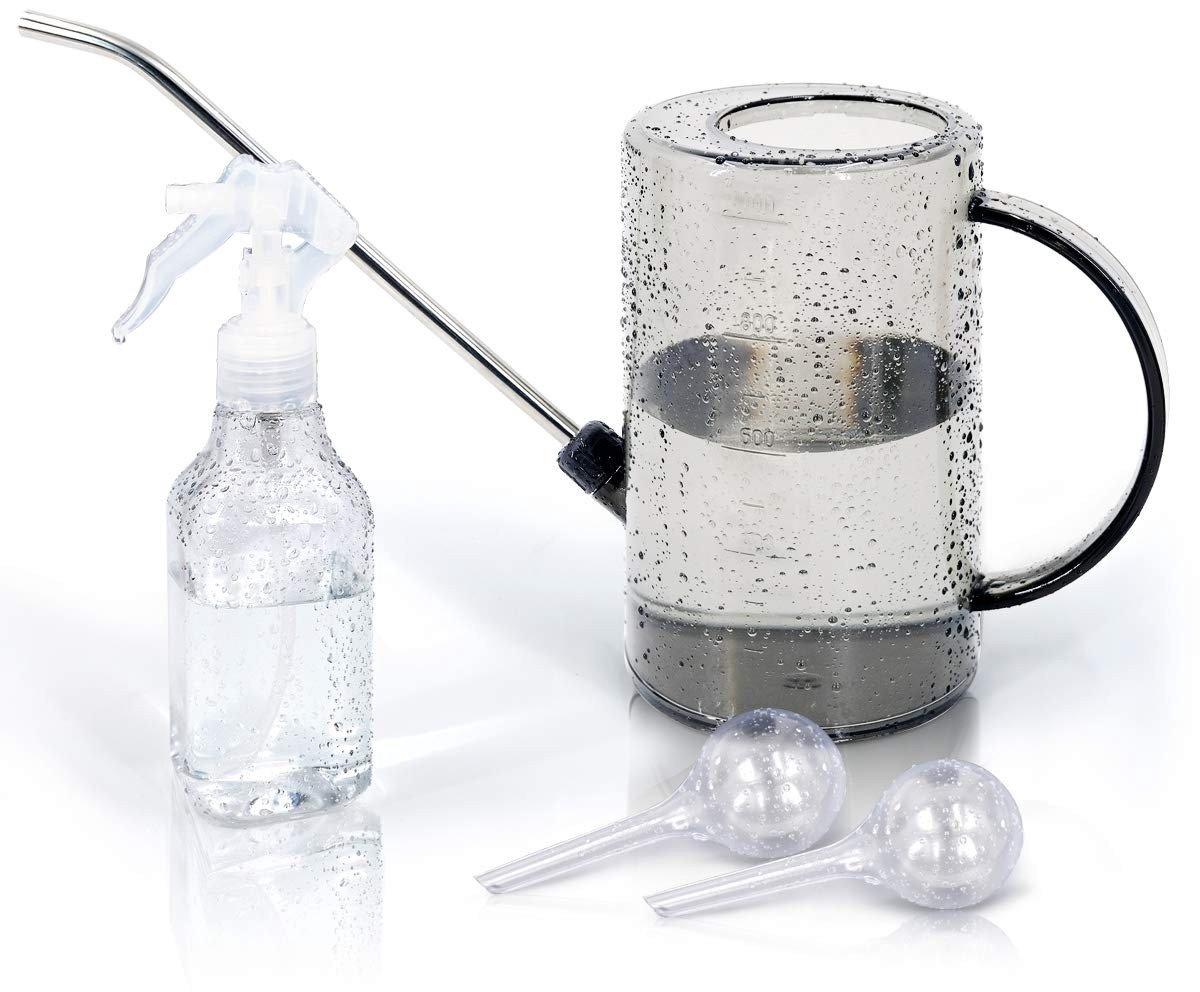 Omgoods - Waterkan Set met Sprayfles en Automatische Waterballen voor Planten