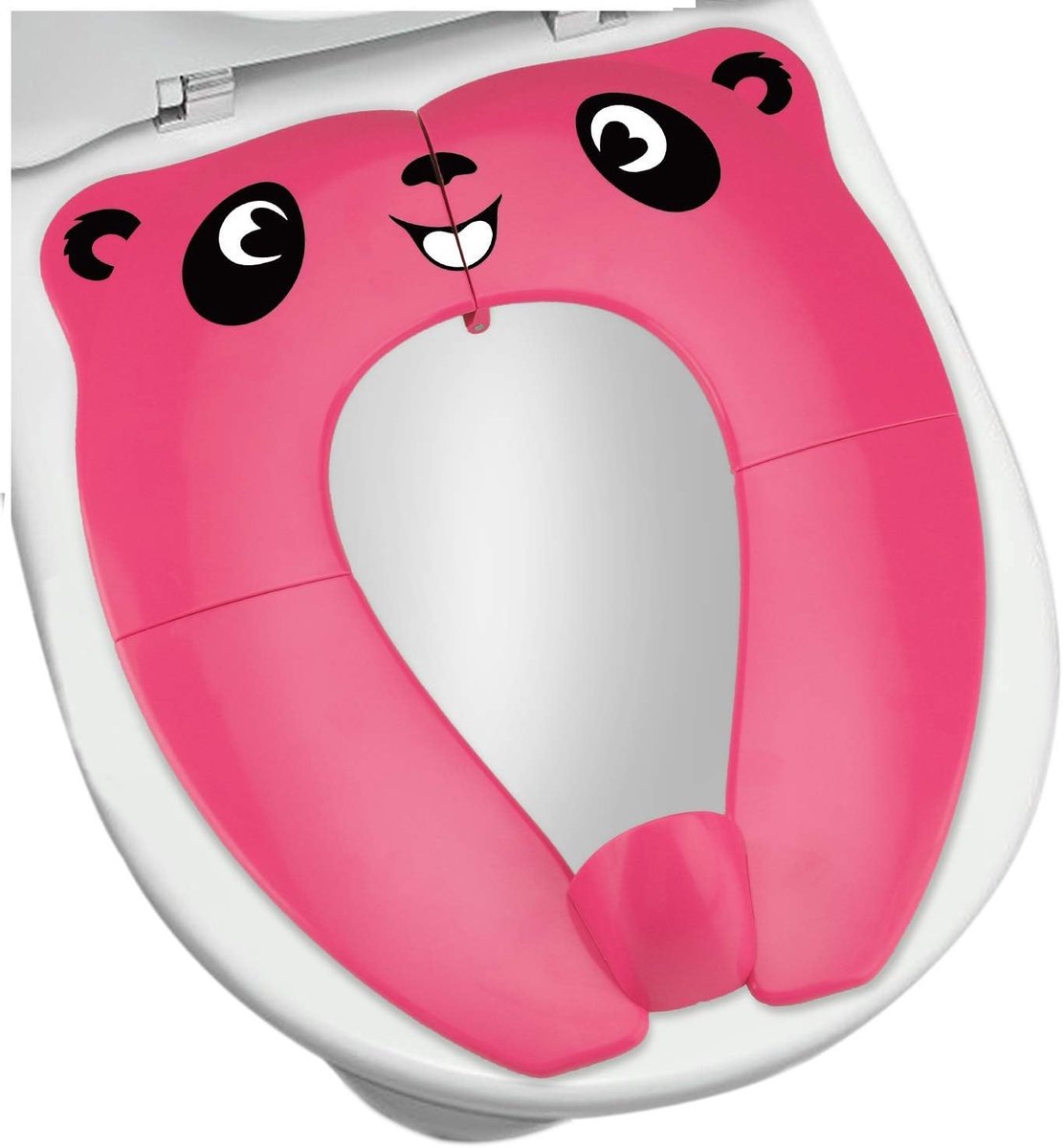 SnelShoppen - Upgrade Versie Baby Toilet Reducer - Reis Vouwbare Toilet Bril, Draagbaar voor Kinderen Baby (Roze), Antislip, Splash-proof, Ideaal voor