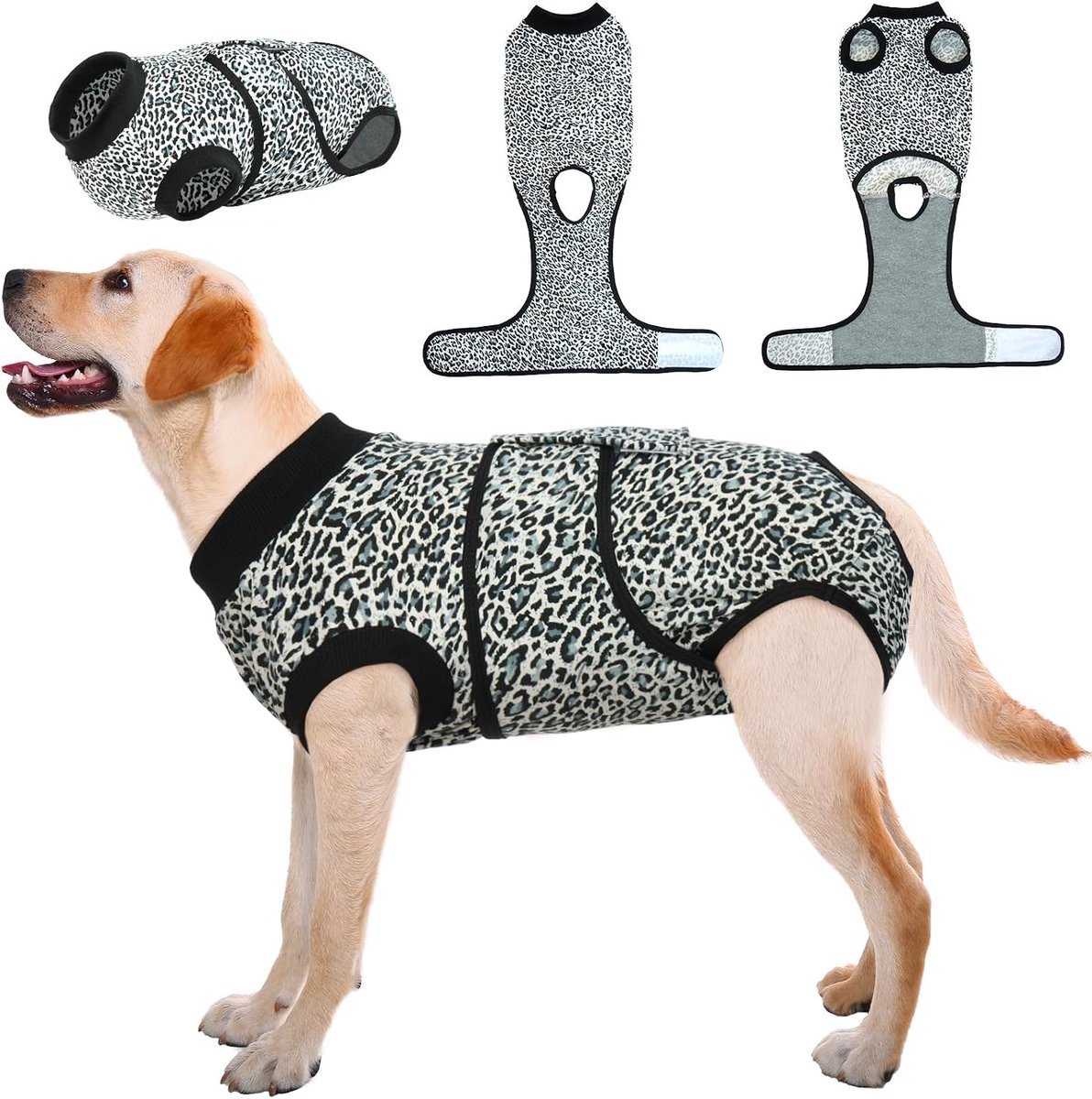 Herstelpak voor hond, herstelpak voor honden, herstelpakken voor vrouwelijke casting en mannelijke online, hondenonesie voor na operatie, postoperatieve verzorging, puppypost bodyvest voorkomt