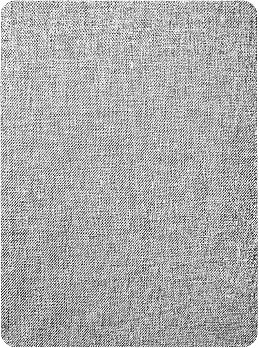 Reparatiepatches, stof reparatiepatches, kleefpatches voor textiel, linnen patches (20 x 28 cm) voor banken, autostoelen, gordijnen en meer, grijs