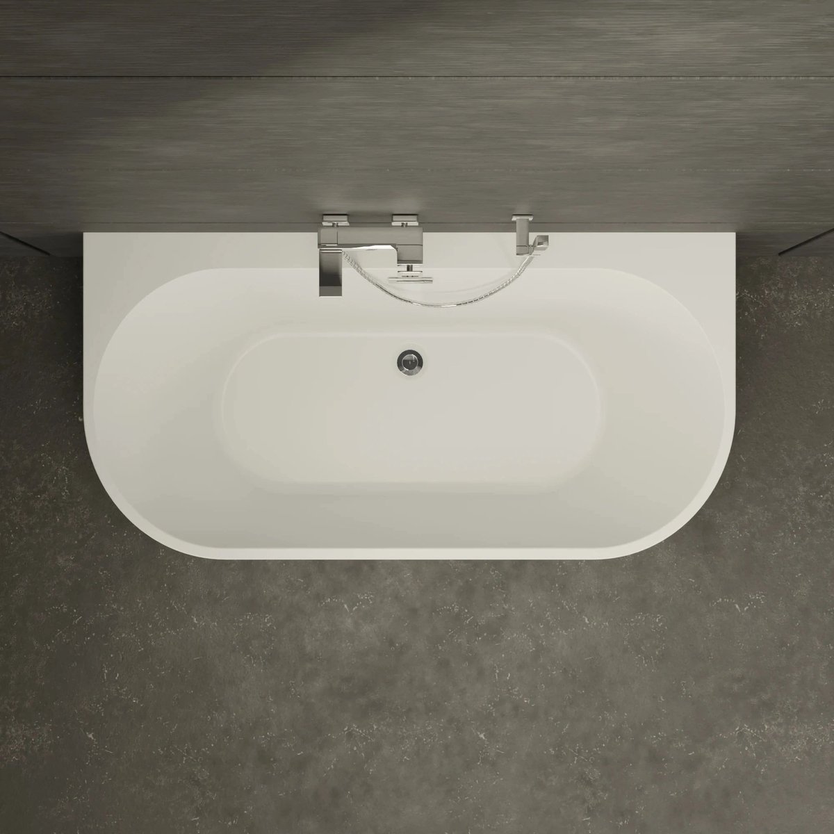 SPALINA - Vrijstaand bad - Naos 150 blanche, 150 x75 x58 cm, Wit