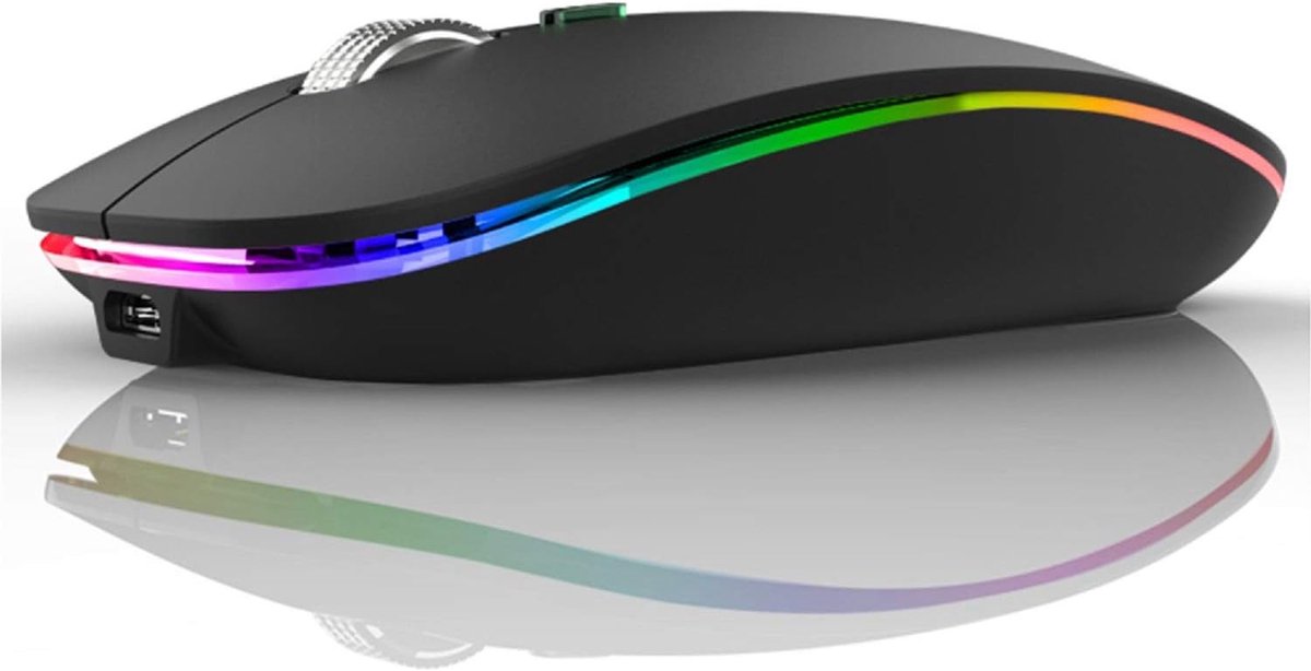 G12 Oplaadbare draadloze muis, 2.4G muis voor laptop stille muizen