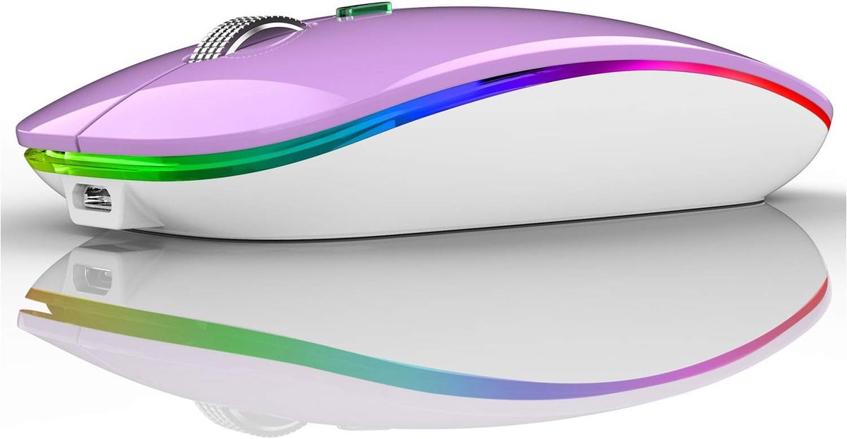 G12 Draadloze muis, led, 2,4 G, stille draadloze muis, oplaadbaar