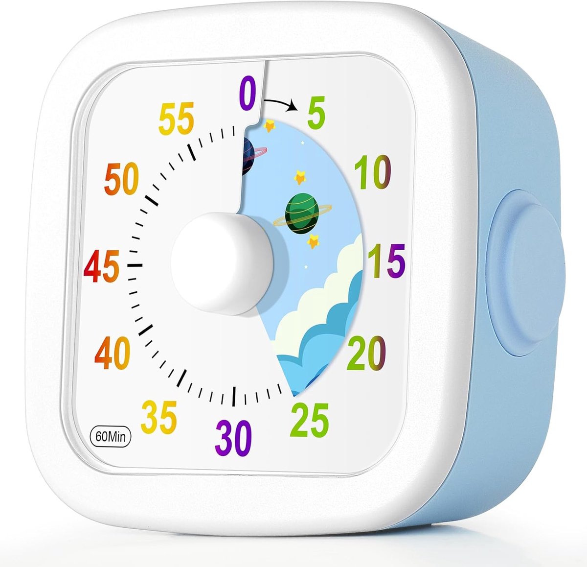 60 Minuten Visuele Timer, Visuele Kind Countdown Timers Met Silent