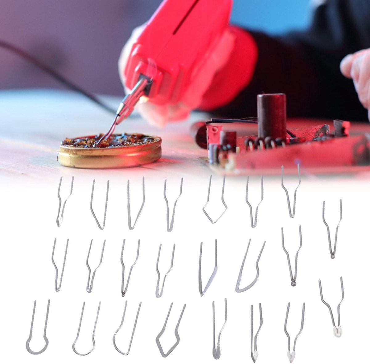 Pyrografie Tool Tips - Houtbranden Pen - Ambachtelijk Graveren - Gelijkmatige Warmteverdeling - 23 Stuks - Metaal