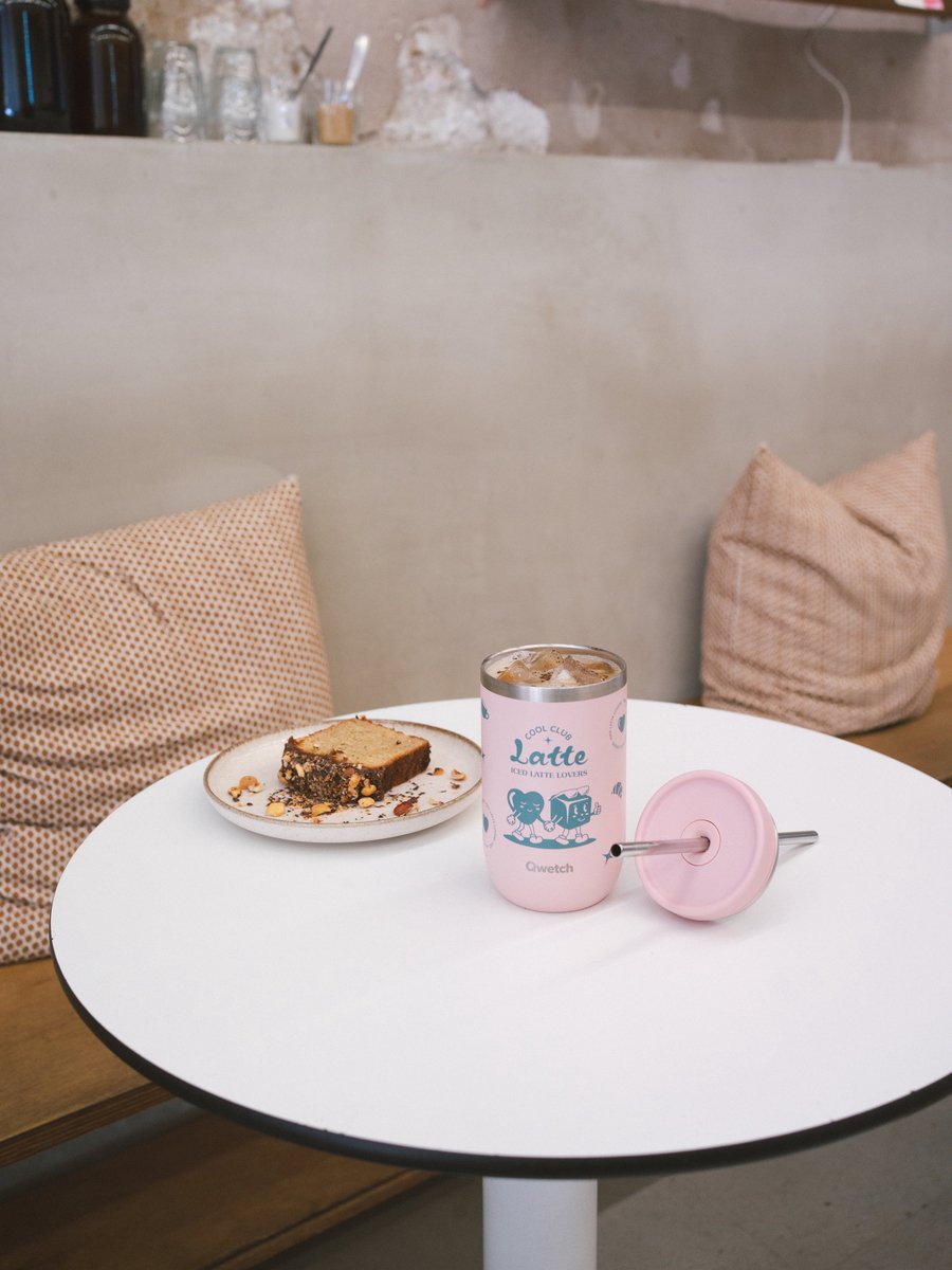 Qwetch Cold Cup Geïsoleerd - Cool Club Roze