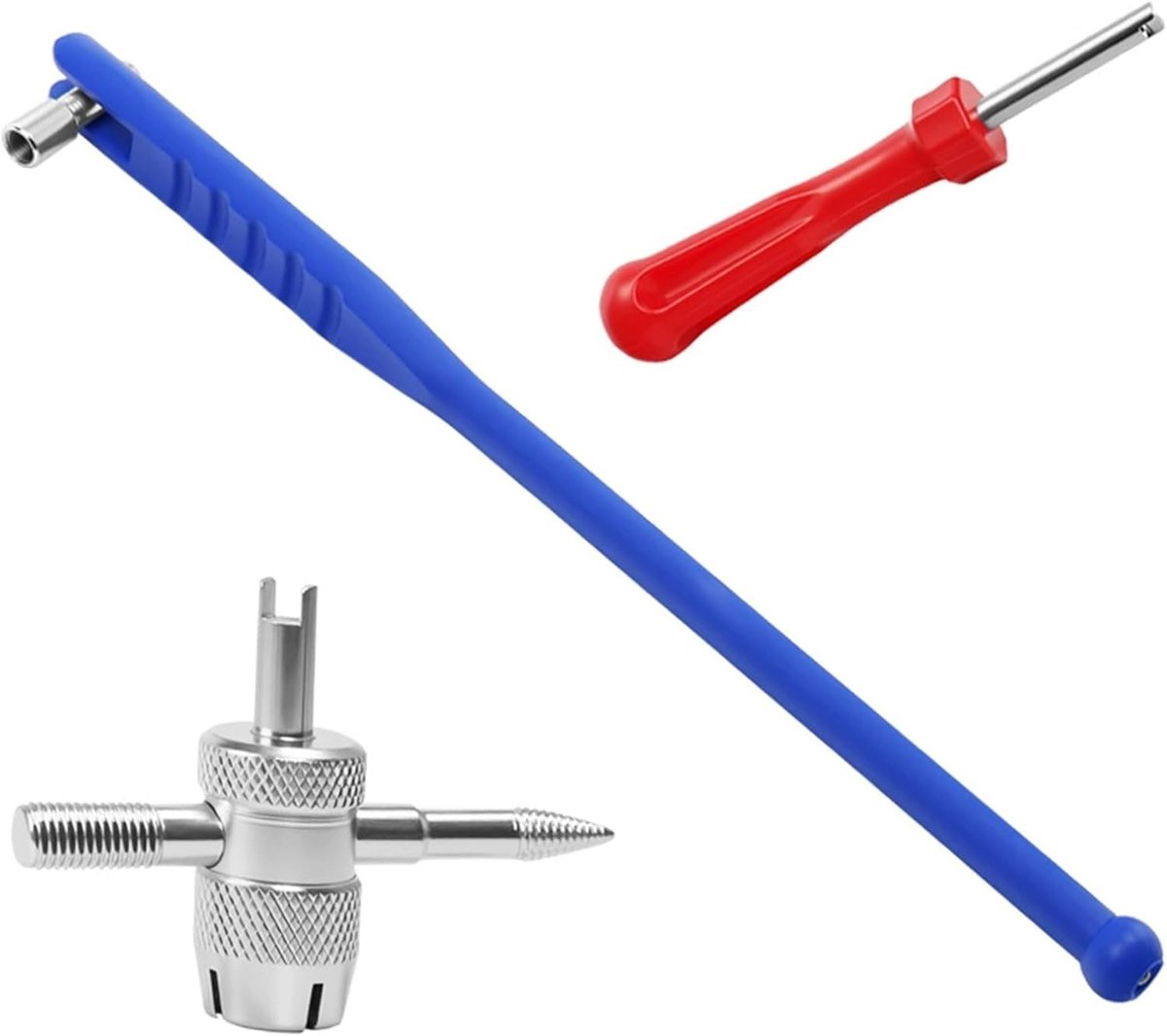 3-delige Automotive Puller Set met Blauw Handvat, Professionele Trekker voor Lager en Reparatie van Auto, Motorfiets en Fiets