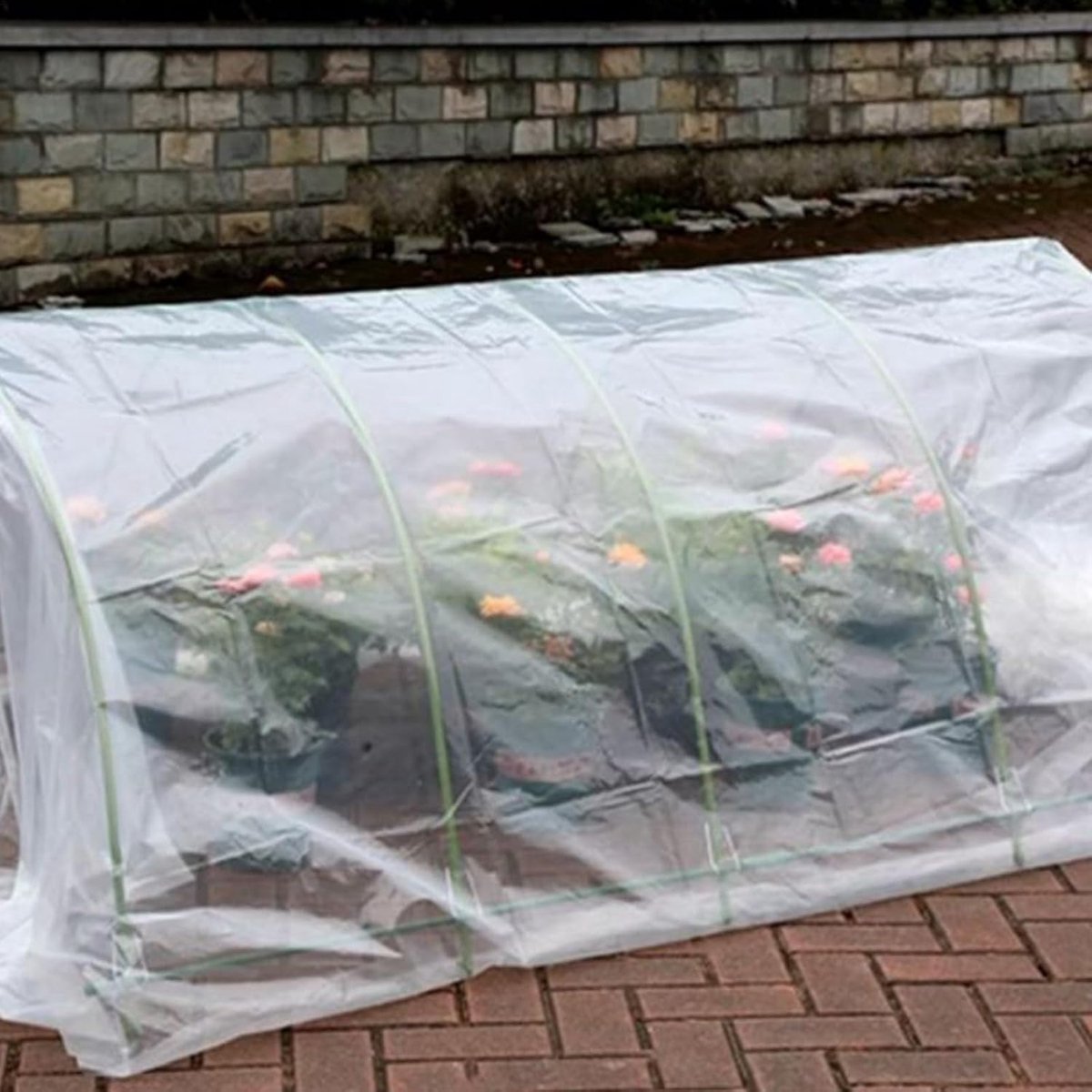 Plant Tunnel Hoepels - Tuin Hoepels Kweek - Planten Beschermen - Roestbestendige Legering - 120 x 50 x 40 cm