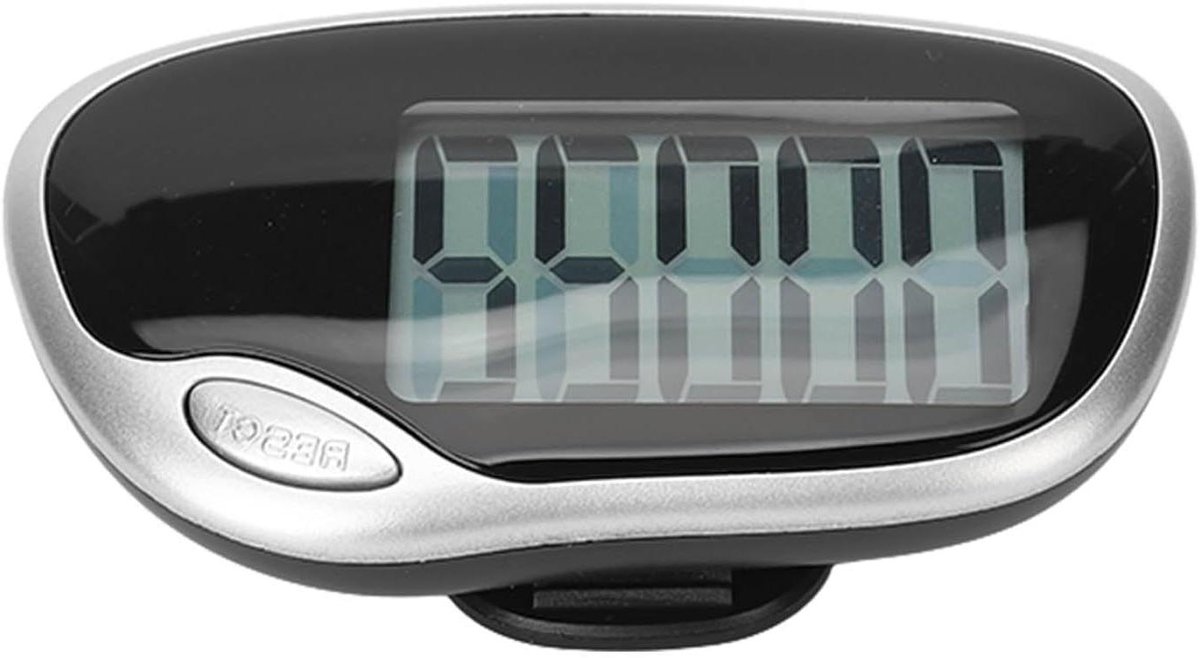Stappenteller - Stappenmeter Recorder - Gezondheid Bijhouden - 3D Sensor Technologie - Lichtgewicht Compact - Zwart