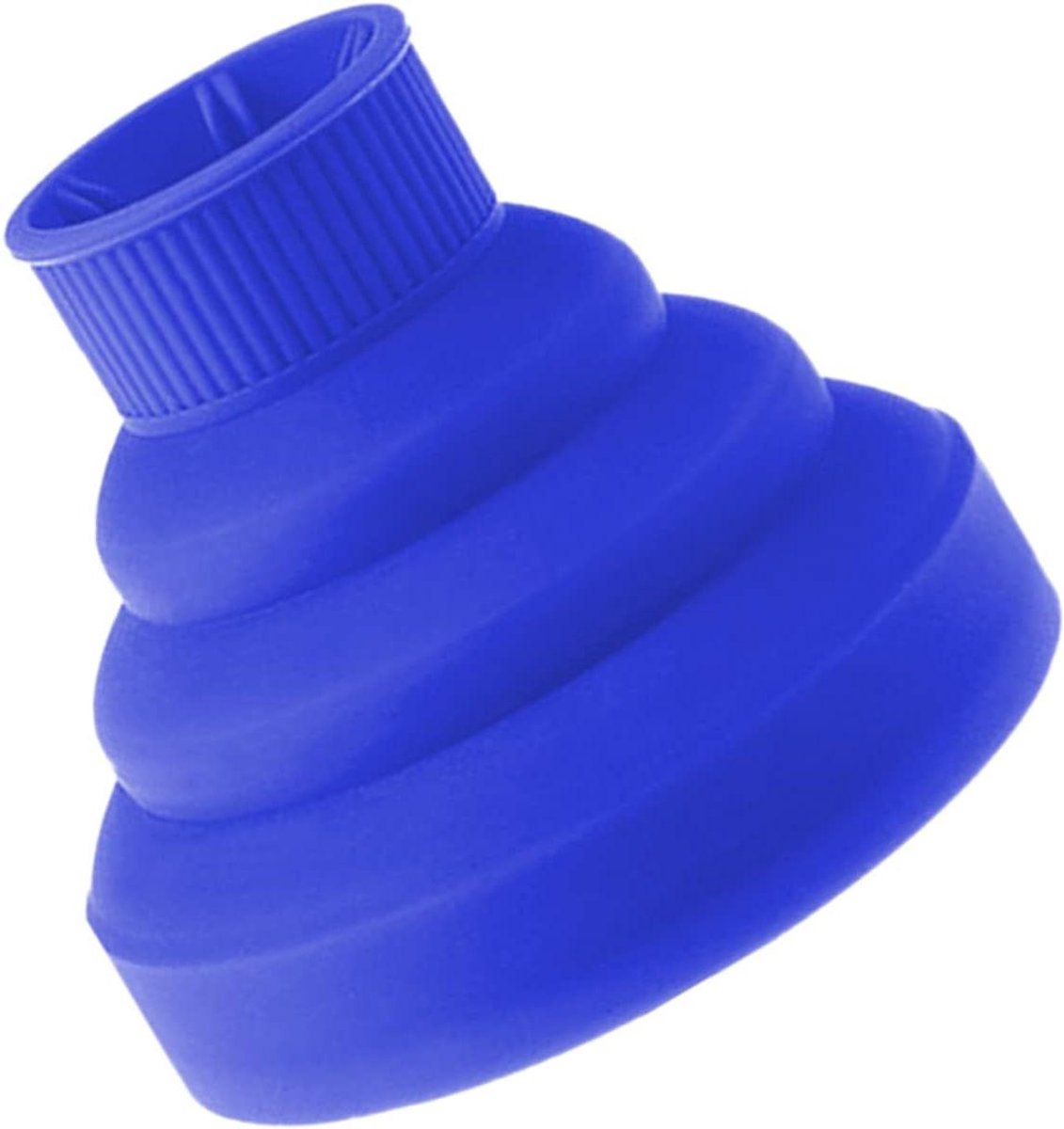 Haardroger Diffuser - Haarverspreider Siliconen Hoes - Krullen Creëren - Universele Warmteverdeling - 14 x 14 x 5 cm - Blauw