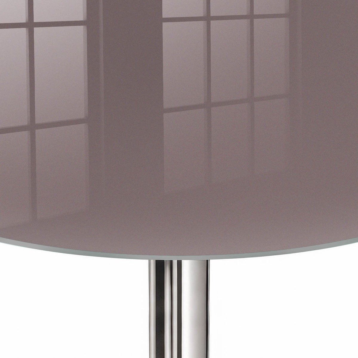 ArtPrintCave Asbruin Glazen Tafelblad fi70 cm - Tafelblad Rond - Roze Glazen Eettafel - Achtergronden en patronen Keukentafel
