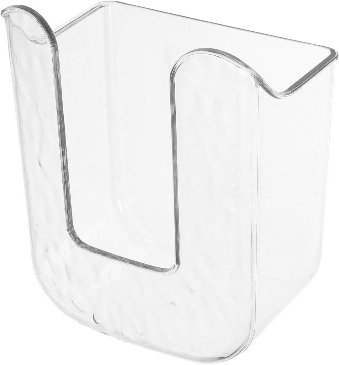 Wandmontage Doekjeshouder - Tissue Dispenser - Badkamer Organiseren - Eenvoudig te Installeren - 15.50X12.00X8.00CM - Transparant