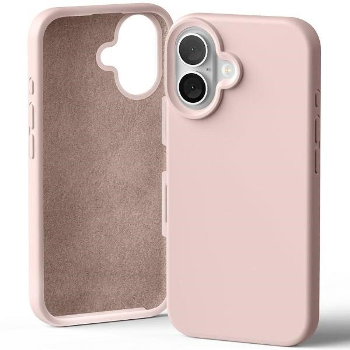 Mercury-Hoesje Voor Iphone 16 6.1 Telefoonbescherming Met Siliconencoating