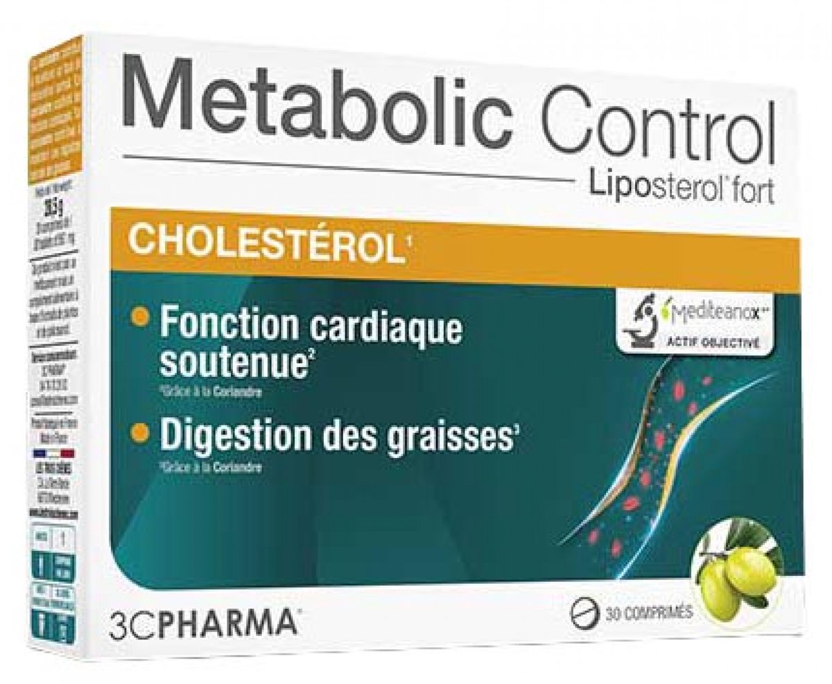 3C Pharma Metabolic Control Cholesterol 30 Tabletten