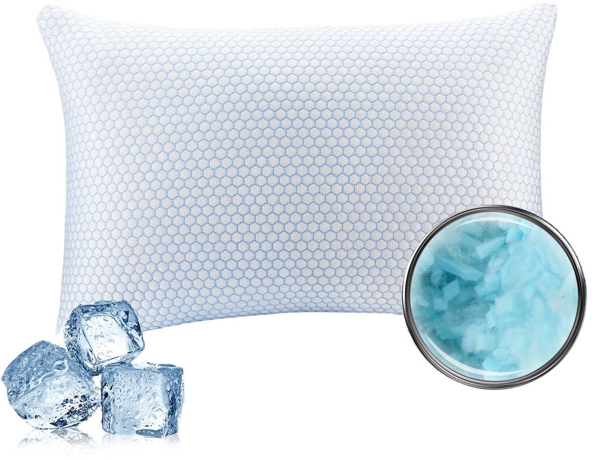 Omgoods - Memory Foam Kussen 40 x 60 cm voor Hoofd en Nek Ondersteuning