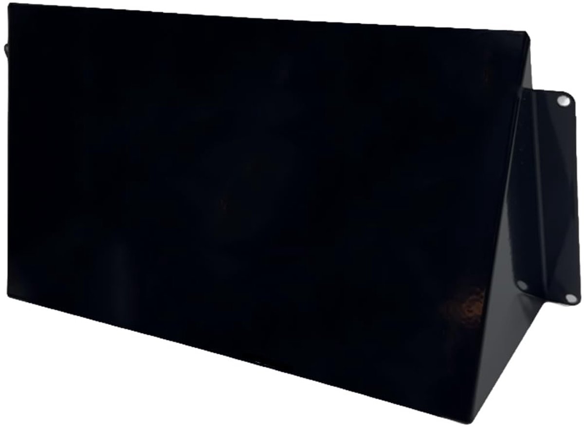 Omgoods - Antraciet Metalen Ventilatierooster 250 mm x 120 mm voor Afzuigkap
