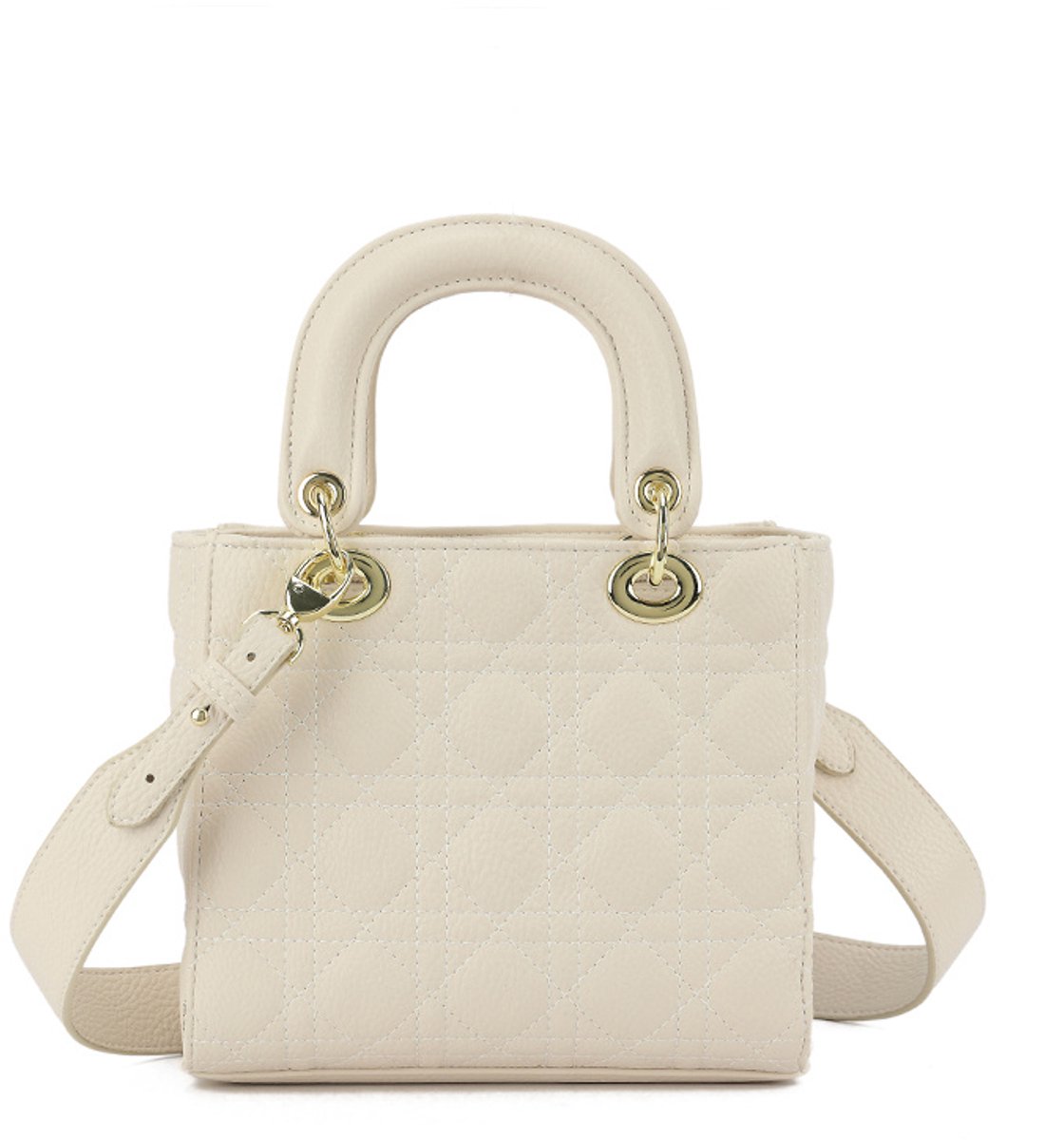 Giuliano kunstlederen schoudetas Liza - Dames - Beige