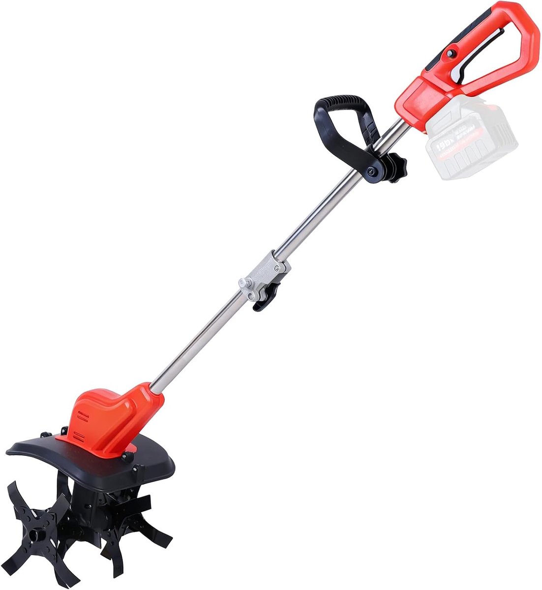compatibel met accu 21V Makita | elektrische grondhak voor tuin en gazon met 22 cm werkdiepte, 30 cm werkbreedte (batterij niet inbegrepen)