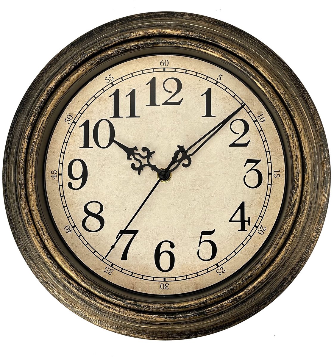 Omgoods - Retro Wandklok - Stil en Klassiek 25 cm