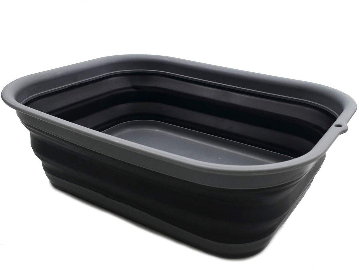 Omgoods - Opvouwbare Badkuip 12L - Mobiele Plastic Bad en Wasbak - Ruimtebesparend Design