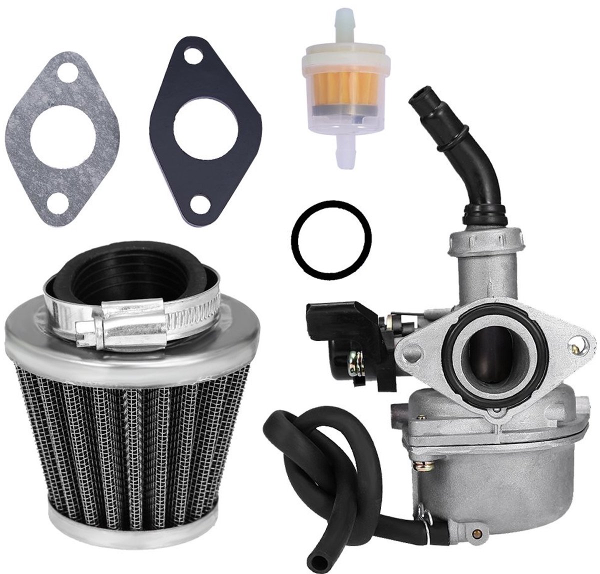Omgoods - PZ19 Carburetor voor en Dirt Bikes - Inclusief Luchtfilter