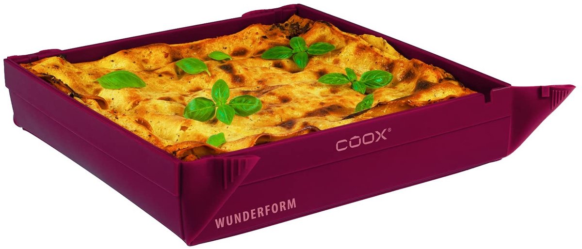 Omgoods - Wunderform Basic MQ in Donker Rood - Vouwbare Bakvorm - Ruimtebesparend en BPA-vrij