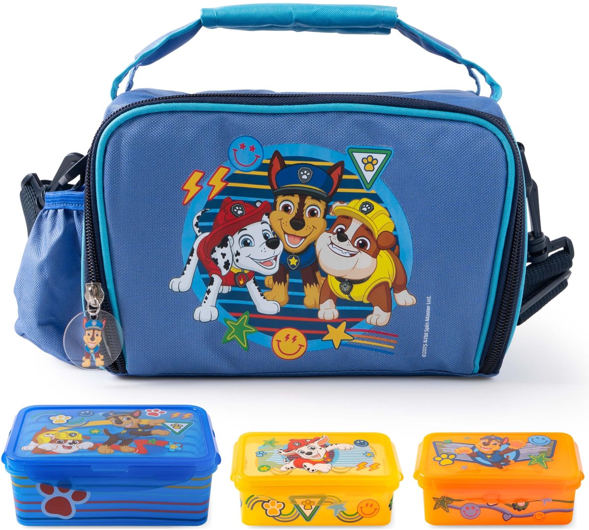Omgoods - Paw Patrol Koeltas voor Peuters met 3 Lunchboxen