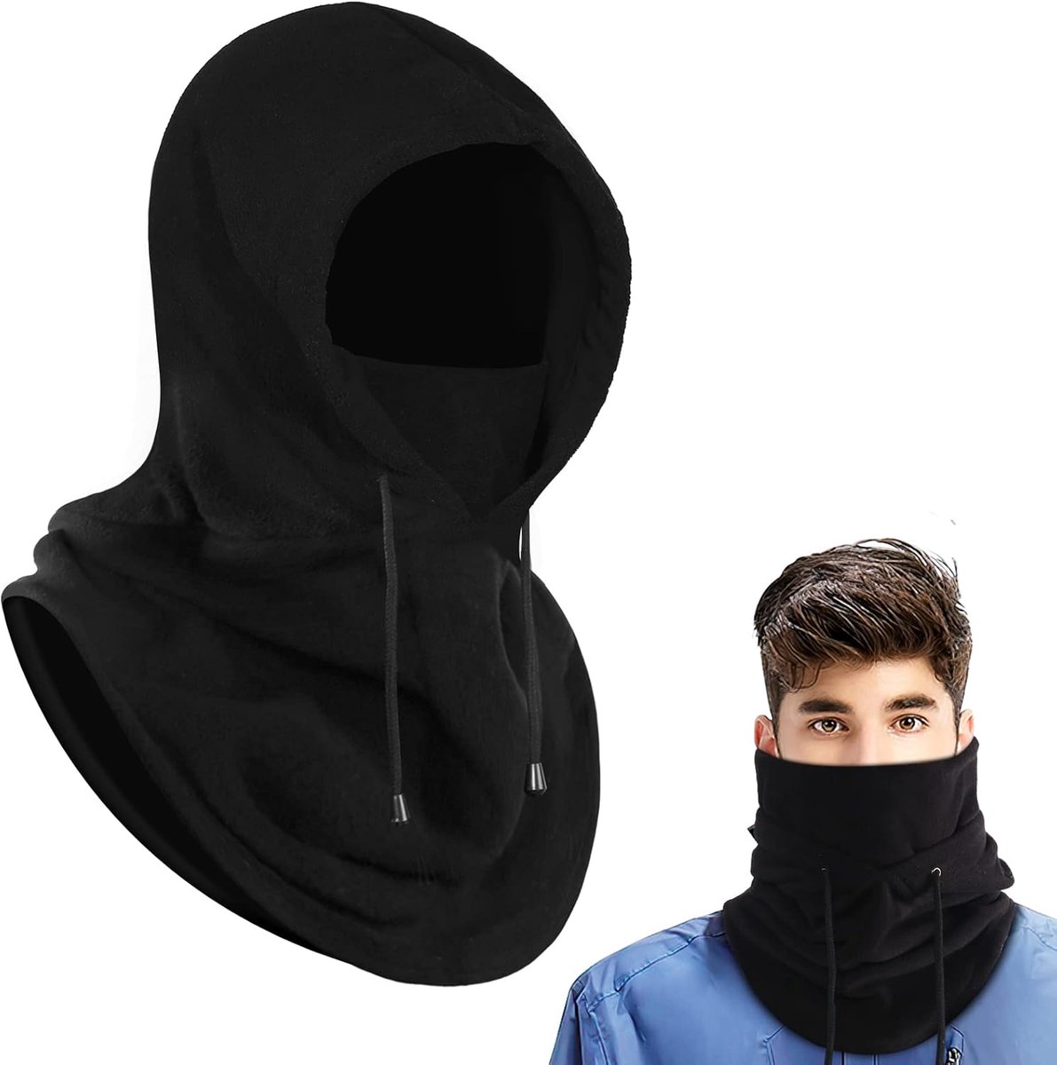 Bivakmuts, balaclava, gezichtsmasker, winddicht skimasker voor mannen en vrouwen, motormasker voor fietsen, hardlopen, skiën