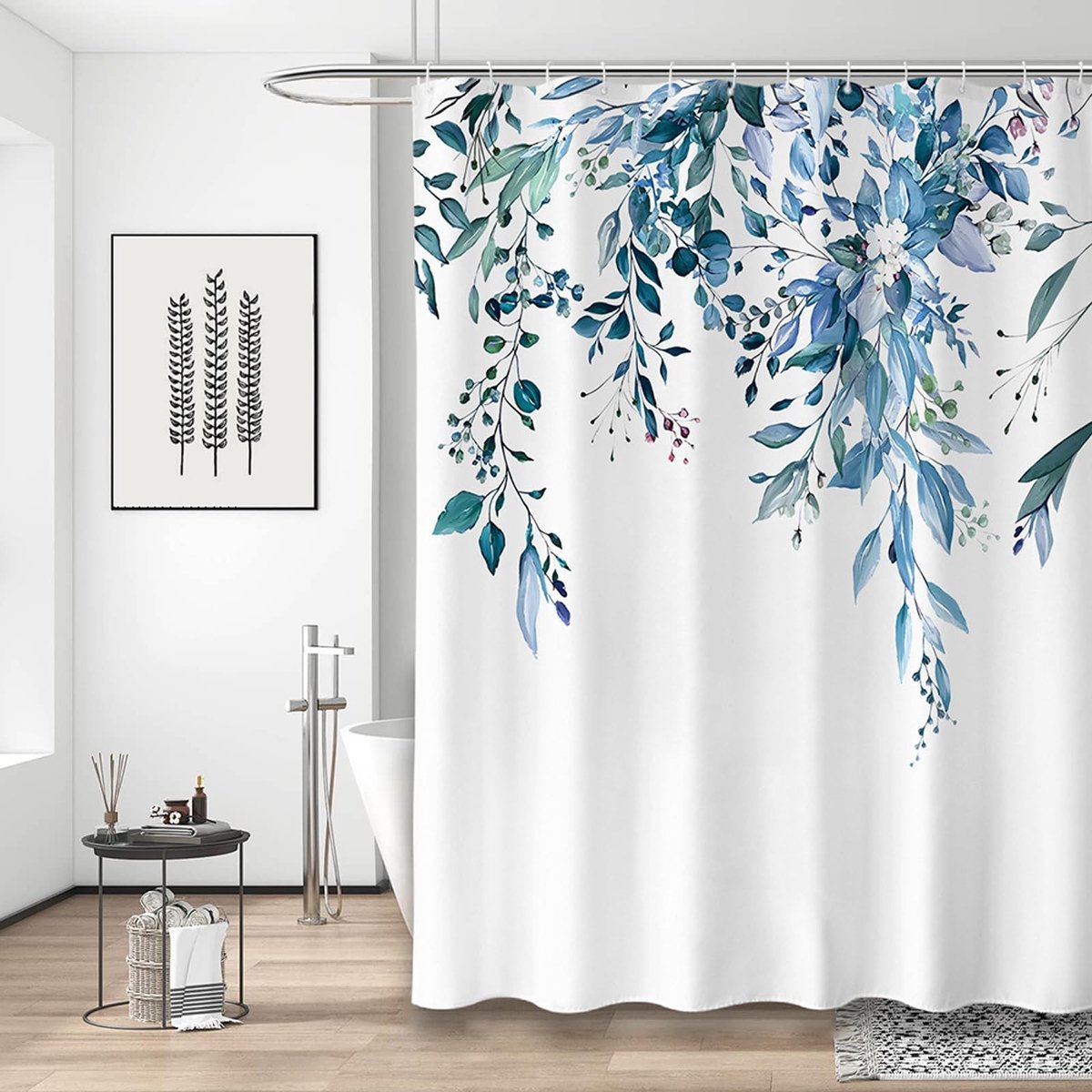 Omgoods - Bad Bloem Fashion Douchegordijn - 180cm x 183cm Waterdicht en Wasbaar