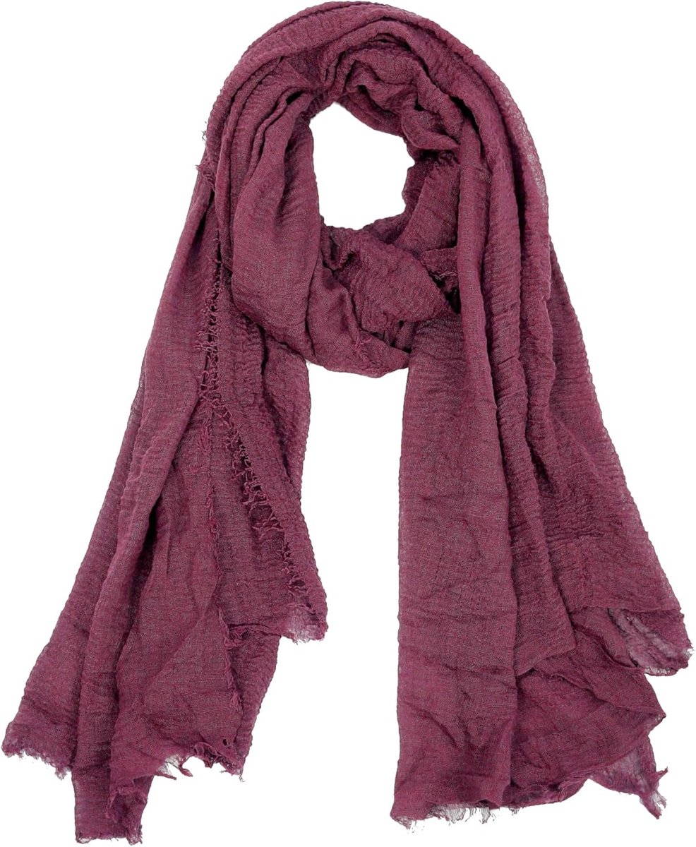 Der Rich ® - Sjaal met gekreukte halsdoek, voor heren en dames
