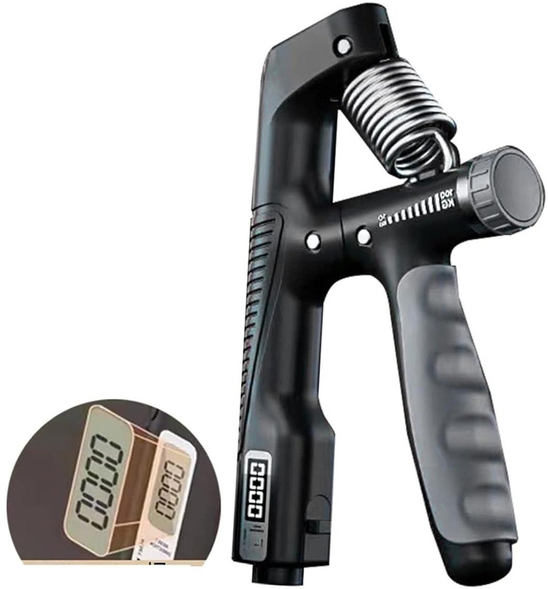 Digitale Handkrachtmeter - Grip Krachtmeter - Sport Training - Hoge Nauwkeurigheid - 120 KG - Zwart