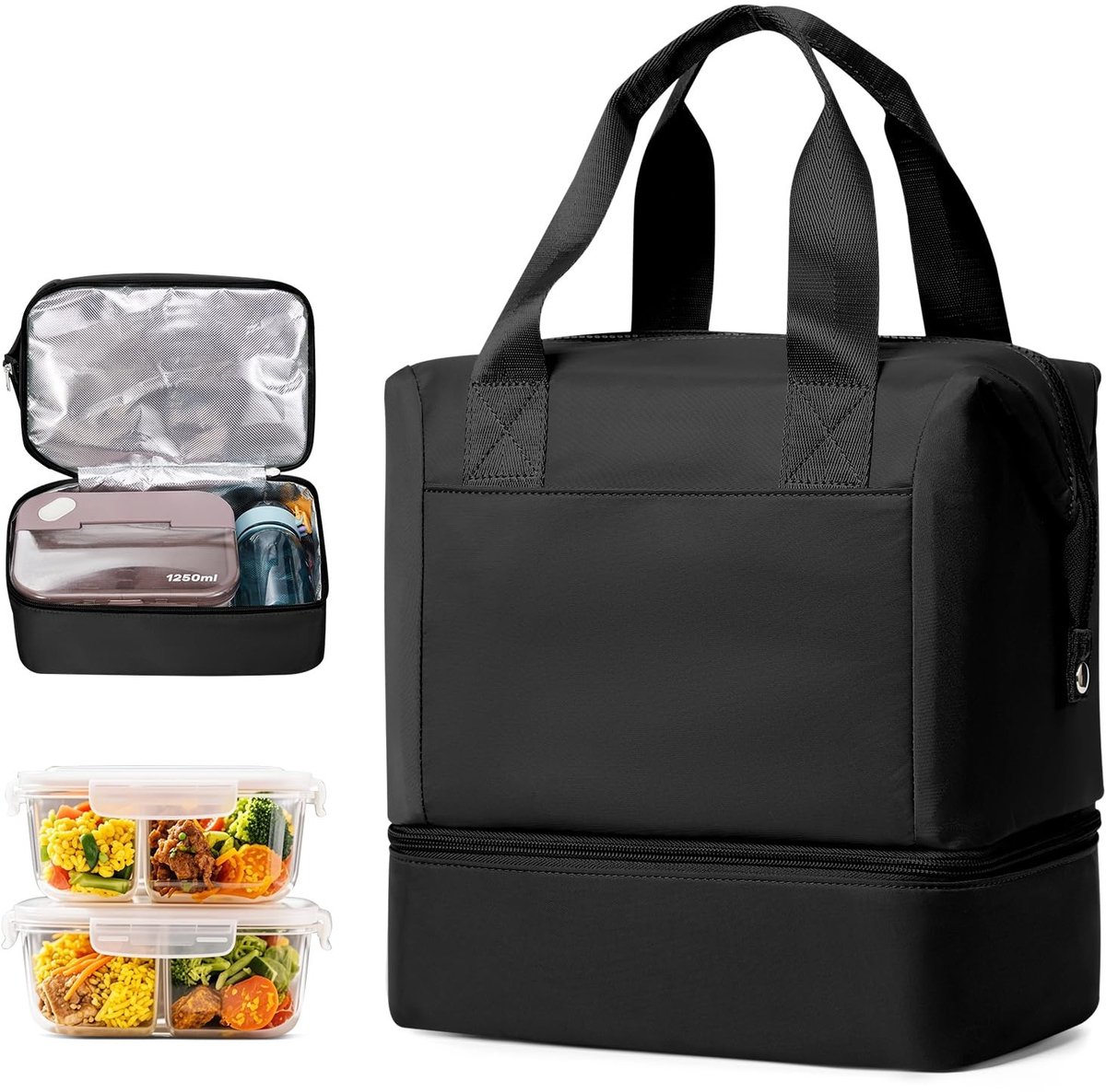 Omgoods - Geïsoleerde Lunch Tas voor Werk en Picknicks