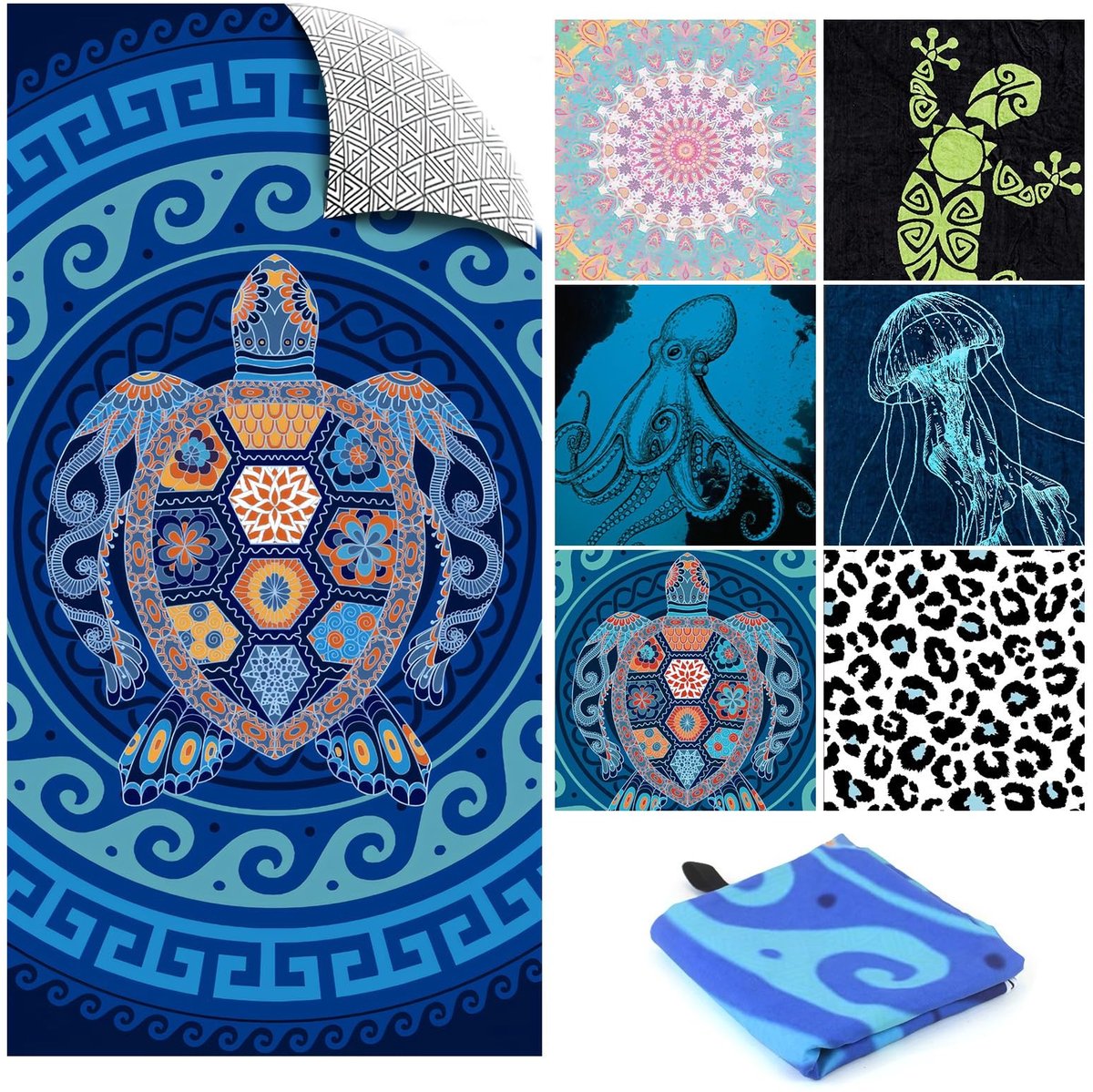 Omgoods - XXL Microvezel Strandhanddoek 90 x 180 cm